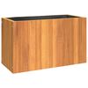 vidaXL Jardinera de madera maciza de acacia 59x27,5x35 cm