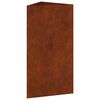 vidaXL Jardinera de acero corten 40x34,5x75 cm