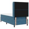 vidaXL Cama tipo Box Spring con colch&oacute;n Azul 100 x 200 cm Terciopelo