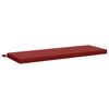 vidaXL Coj&iacute;n de banco SOEST 100% Poli&eacute;ster Rojo vino 110 x 40 x 5 cm