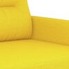 vidaXL Sof&aacute; de 2 plazas de tela amarillo claro 140 cm