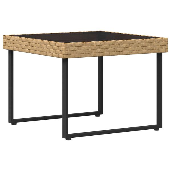 vidaXL Conjunto de sof&aacute;s de jard&iacute;n con coj&iacute;n 2 pcs Natural Acero