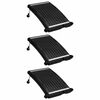 vidaXL Paneles calefactores solares de piscina curvos 3 uds 72,5x46 cm