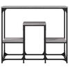 vidaXL Mesa consola madera de ingeniería gris Sonoma 89,5x28x76 cm