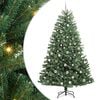 vidaXL &Aacute;rbol de Navidad artificial con ramas articuladas Verde 210 cm
