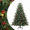 vidaXL &Aacute;rbol de Navidad artificial Verde 240 cm PVC, Metal y Pl&aacute;stico