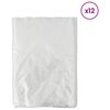 vidaXL Hoja de polvo 12 uds. Transparente 400 x 500 cm HDPE