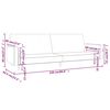 vidaXL Sof&aacute; cama de 2 plazas con dos almohadas terciopelo gris claro