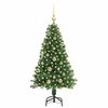 vidaXL Árbol de Navidad artificial Verde 120 cm PVC y Acero y Plástico