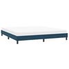 vidaXL Estructura cama sin colch&oacute;n terciopelo azul oscuro 200x220 cm