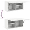 vidaXL Mueble de pared de ba&ntilde;o madera ingenier&iacute;a blanco 60x25x30 cm