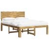 vidaXL Cama doble con cabecero ROSTOCK Blanco 140 x 200 cm