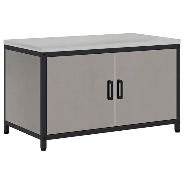 vidaXL Almacenamiento de cocina Oxidado 60 x 50 x 92 cm Acero