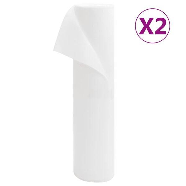 vidaXL Cubierta para plantas 2 rollos 70 g/m&sup2; 50x1,6 m