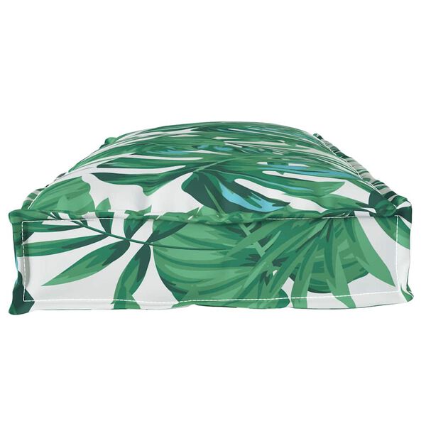 vidaXL Coj&iacute;n Hoja Patr&oacute;n de hoja 100 x 40 x 8 cm Tela Oxford