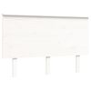 vidaXL Estructura de cama sin colch&oacute;n madera de pino blanca 140x190 cm