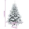 vidaXL &Aacute;rbol de Navidad artificial con 150 LED 150 cm PE y PVC