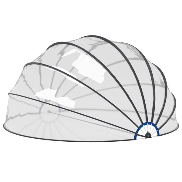 vidaXL Cubierta capota de piscina 559x275 cm