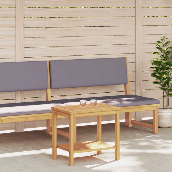 vidaXL Mesa lateral Aceite Natural 50 x 35 x 45 cm