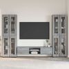 vidaXL Conjunto de mueble de TV con caj&oacute;n FLORIN Gris Sonoma