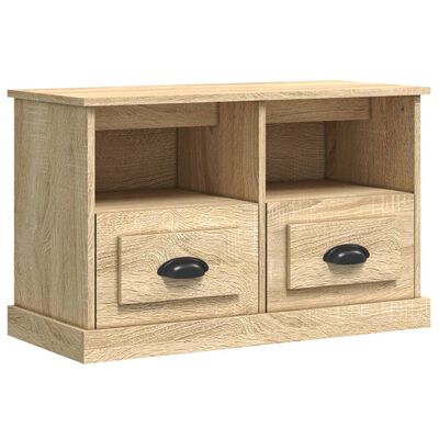 vidaXL Mueble para TV madera contrachapada roble Sonoma 80x35x50 cm