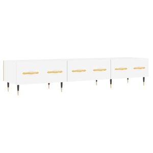 vidaXL Mueble de TV madera de ingenier&iacute;a blanco 150x36x30 cm