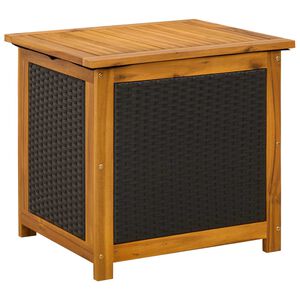 vidaXL Caja de Almacenamiento para Jard&iacute;n 88 L Madera de Acacia S&oacute;lida
