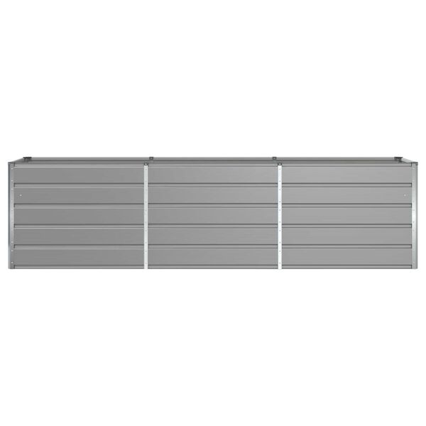 vidaXL Jardinera Gris Claro 480 x 50 x 45 cm Acero Galvanizado