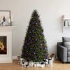 vidaXL Juego de bolas de Navidad 100 piezas morado