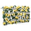 vidaXL Enrejado valla expansible hiedra artificial amarillo 180x30 cm