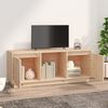 vidaXL Mueble de TV de madera maciza de pino 110,5x35x44 cm