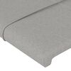 vidaXL Cama box spring con colch&oacute;n tela gris claro 90x190 cm