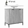 vidaXL Gabinete de Lavabo para Ba&ntilde;o Gris Sonoma 60,5 x 33,5 x 61 cm