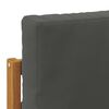 vidaXL Conjunto de sof&aacute;s de exterior con coj&iacute;n Natural 71 x 63 x 73 cm