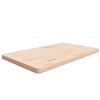 vidaXL Encimera de ba&ntilde;o madera maciza sin tratar 100x60x4 cm