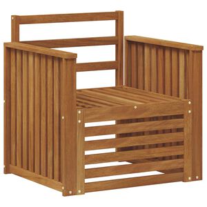 vidaXL Sof&aacute; de exterior Madera de Acacia S&oacute;lida Natural