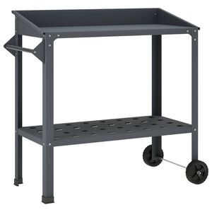 vidaXL Mesa de Trasplante con Ruedas 96 x 50 x 89 cm