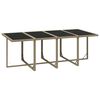 vidaXL Set comedor de jard&iacute;n 9 pzas con cojines rat&aacute;n sint&eacute;tico beige