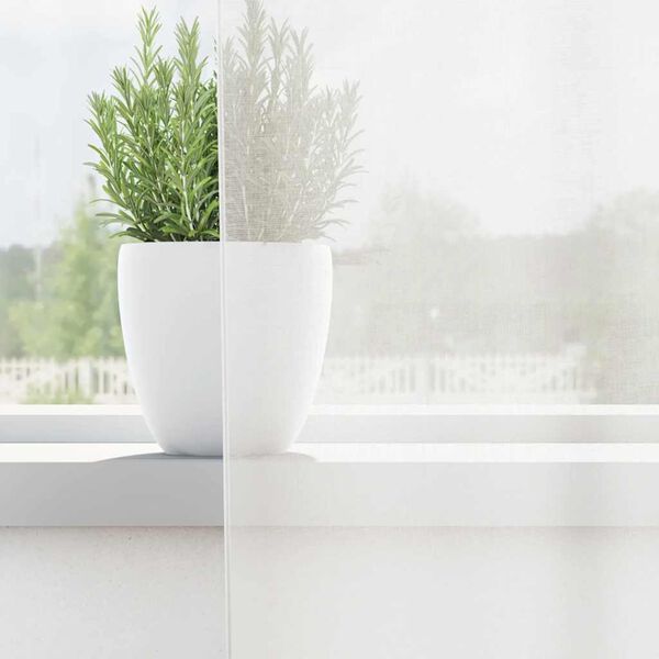 vidaXL Cortinas de gasa con trabillas 2 uds. color blanco 140x140 cm