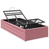 vidaXL Estructura de Cama Ajustable El&eacute;ctrica Rosa 190 x 90 x 33,5 cm