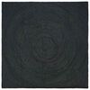 vidaXL Alfombras de &aacute;rea Gris oscuro 300 x 300 cm yute