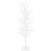 vidaXL &Aacute;rbol de Navidad de abedul micro Blanco 150 cm Acero 360 LED