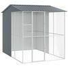 vidaXL Jaula para Aves Antracita 215 x 310 x 247 cm Acero Galvanizado