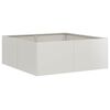 vidaXL Jardinera 80x80x30 cm Acero inoxidable