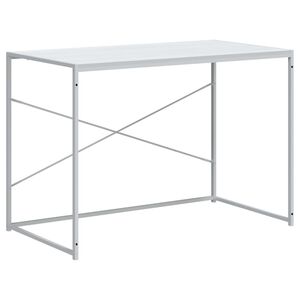 vidaXL Escritorio de ordenador madera ingenier&iacute;a blanco 110x60x70 cm