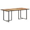 vidaXL Mesa de comedor madera de mango rugosa 180 cm