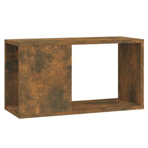vidaXL Mueble para TV madera contrachapada roble ahumado 60x24x32 cm