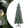 vidaXL &Aacute;rbol de Navidad artificial Verde 210 cm PVC, pl&aacute;stico y acero