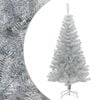 vidaXL &Aacute;rbol de Navidad artificial con soporte PET plateado 150 cm
