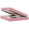 vidaXL Cama con almacenamiento y colch&oacute;n Rosa 160 x 200 cm Terciopelo